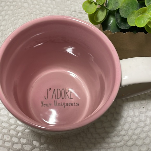 Be a Flamingo 🦩 in a flick of pigeons pottery mug - Picture 3 of 7